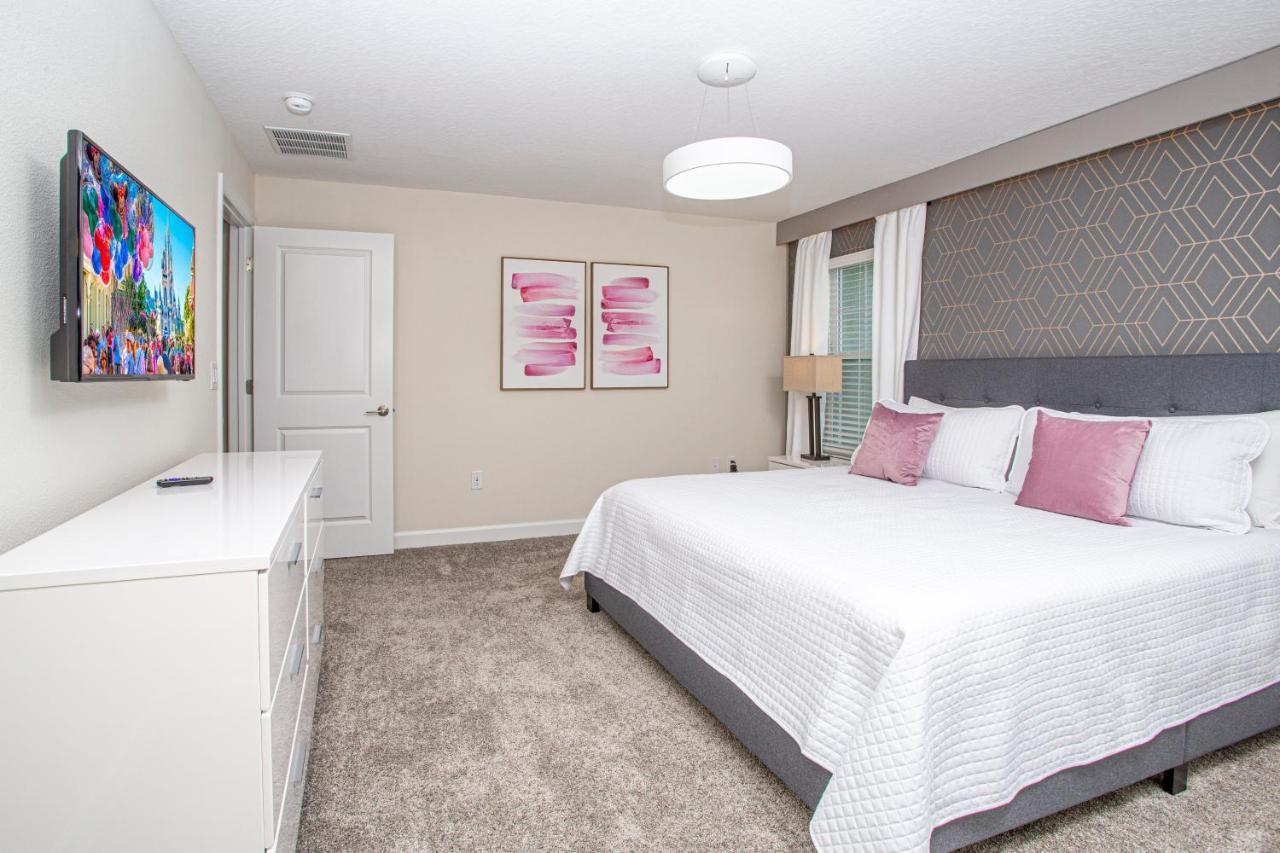 Gorgeous 4 Bedroom W/ Pool Close To Disney 4836 基西米 外观 照片