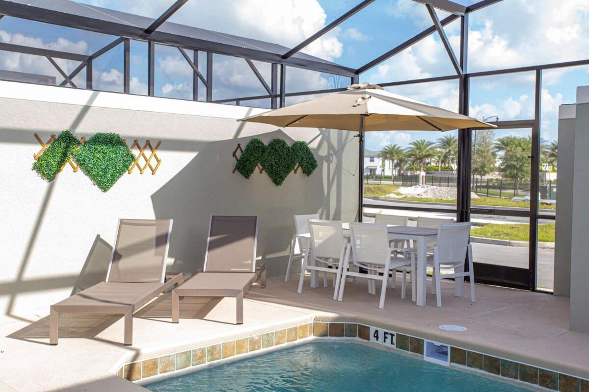 Gorgeous 4 Bedroom W/ Pool Close To Disney 4836 基西米 外观 照片