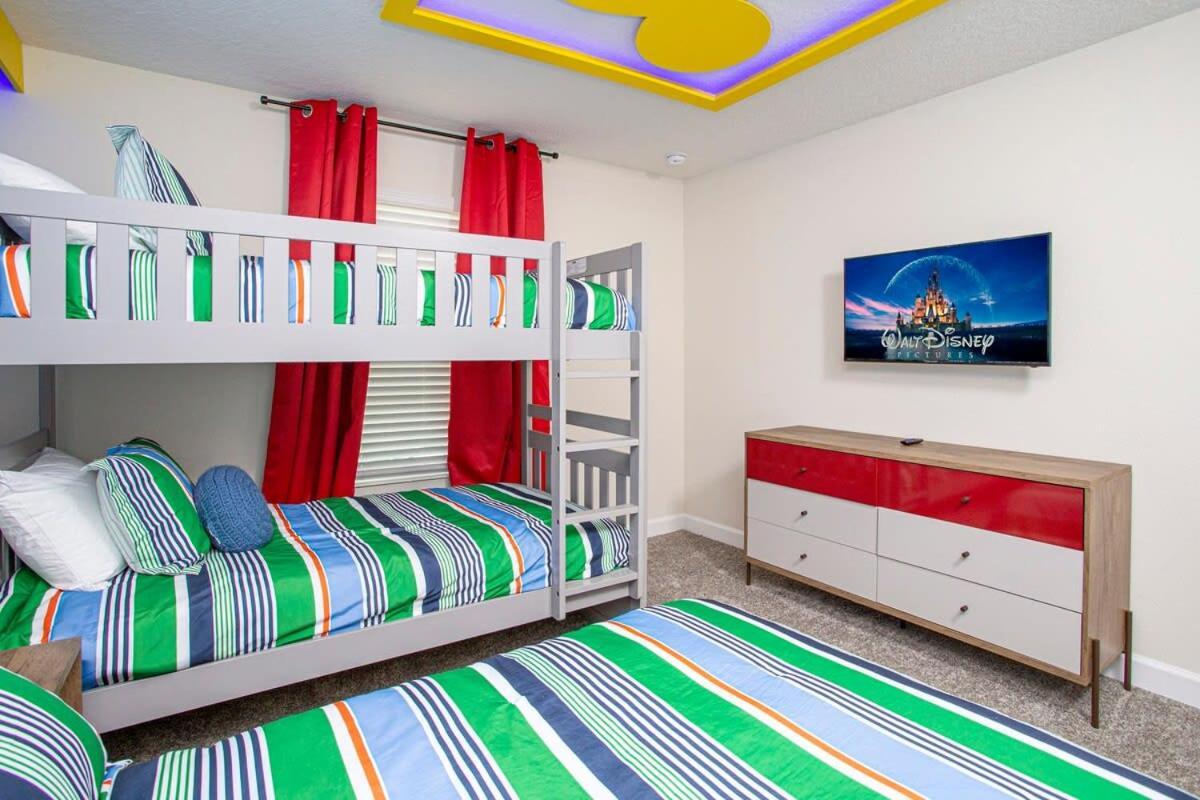Gorgeous 4 Bedroom W/ Pool Close To Disney 4836 基西米 外观 照片