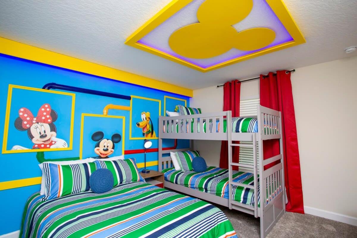 Gorgeous 4 Bedroom W/ Pool Close To Disney 4836 基西米 外观 照片